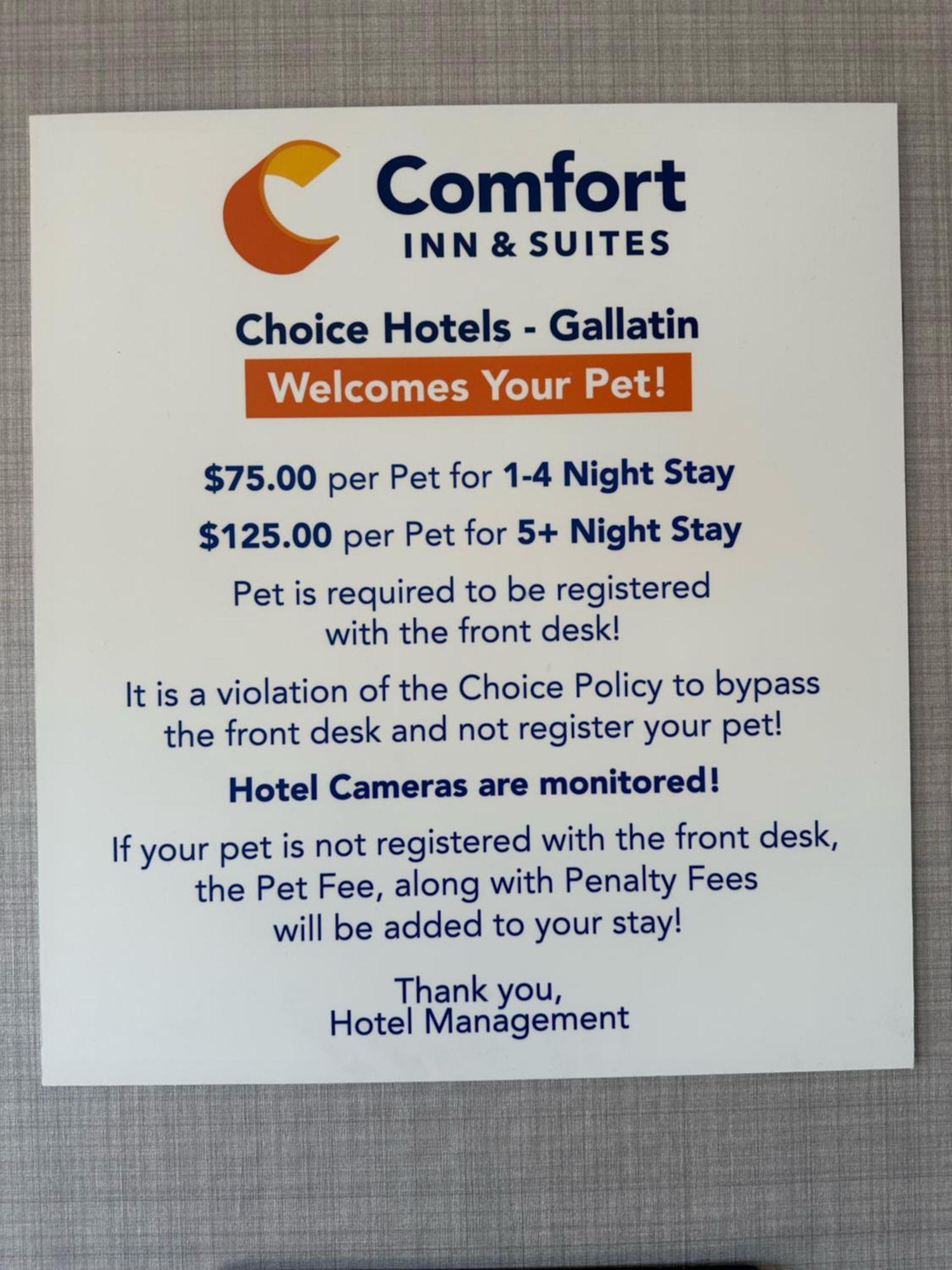 Comfort Inn & Suites Gallatin - Nashville Metro Eksteriør billede
